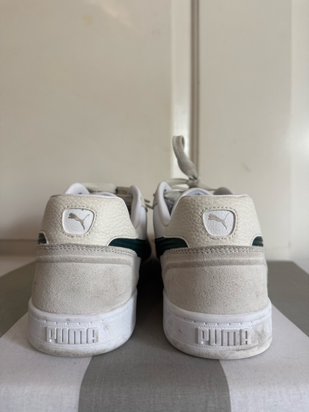 PUMA Caven 2.0 Lux SD Men’s Sneakers in Vapor Gray-Dark Myrtle - Picture 10 of 11